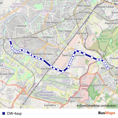 DW-4aup bus Line Map