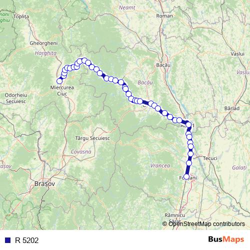 R 5202 rail Line Map
