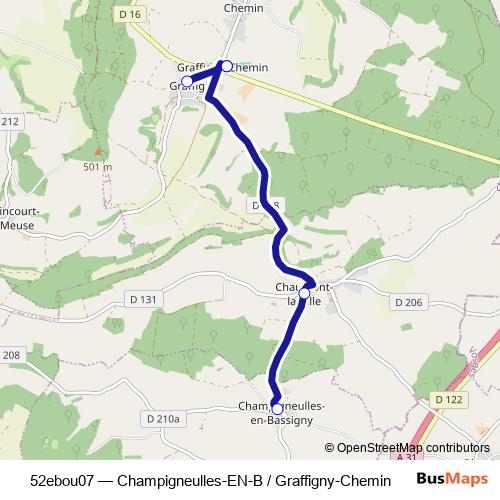 52ebou07 bus Line Map