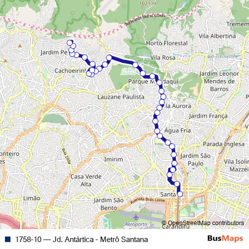 1758-10 bus Line Map