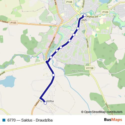 6770 bus Line Map