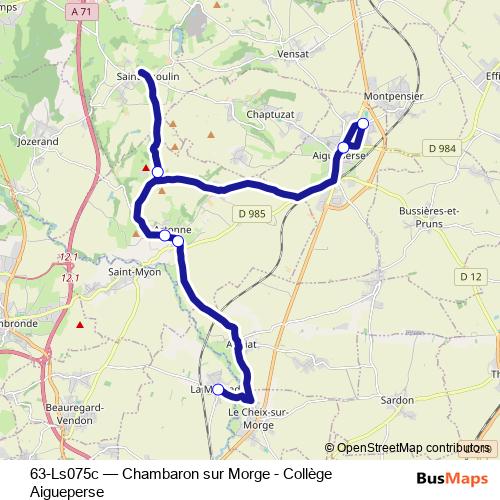 63-Ls075c bus Line Map