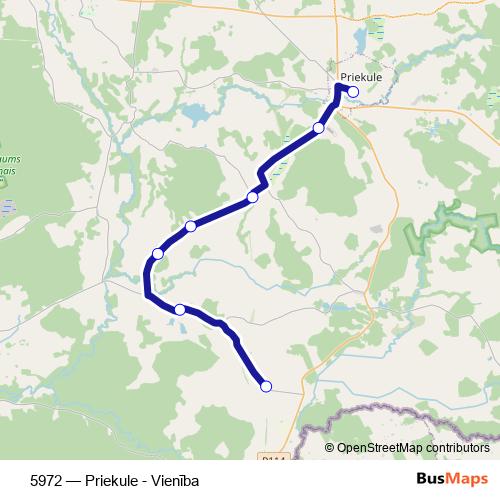 5972 bus Line Map