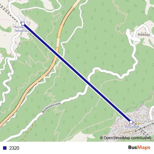 2320 cable-car Line Map