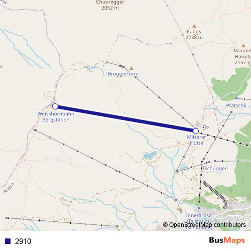 2910 cable-car Line Map