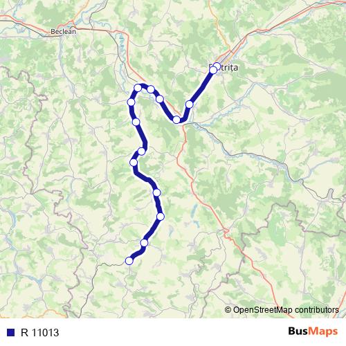 R 11013 rail Line Map