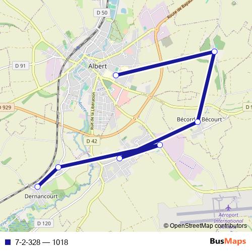 7-2-328 bus Line Map