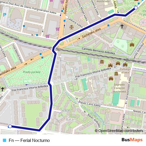 Fn bus Line Map