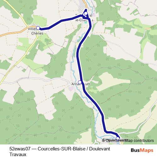 52ewas07 bus Line Map