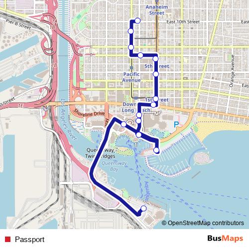 Passport bus Line Map