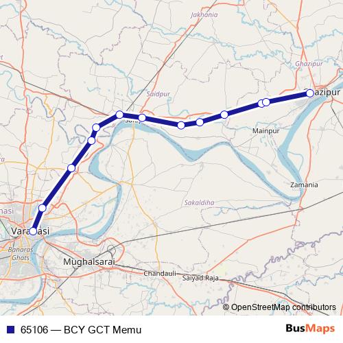 65106 rail Line Map