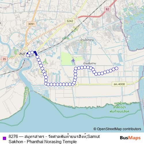 8276 bus Line Map