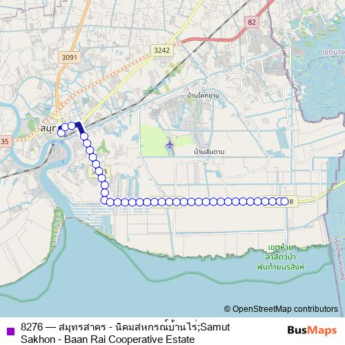 8276 bus Line Map