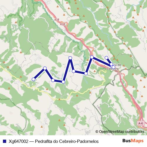 Xg647002 bus Line Map