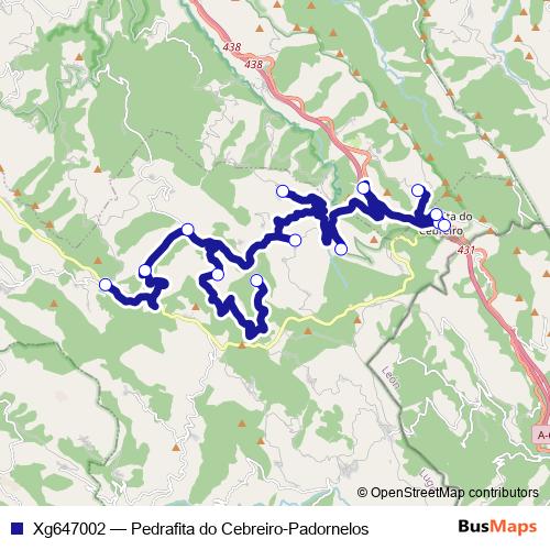 Xg647002 bus Line Map