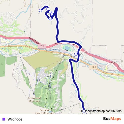 Wildridge bus Line Map