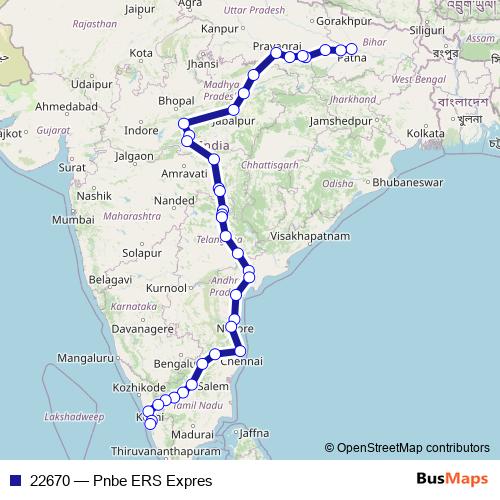 22670 rail Line Map