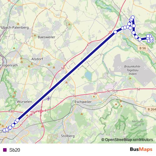 Sb20 monorail Line Map
