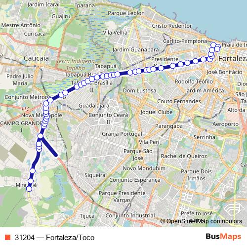 31204 bus Line Map