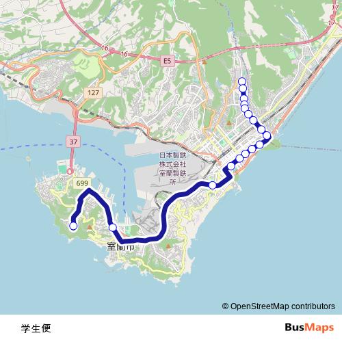 学生便 bus Line Map