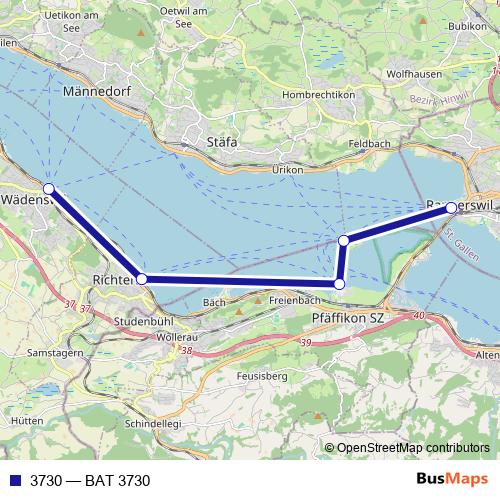 3730 ferry Line Map
