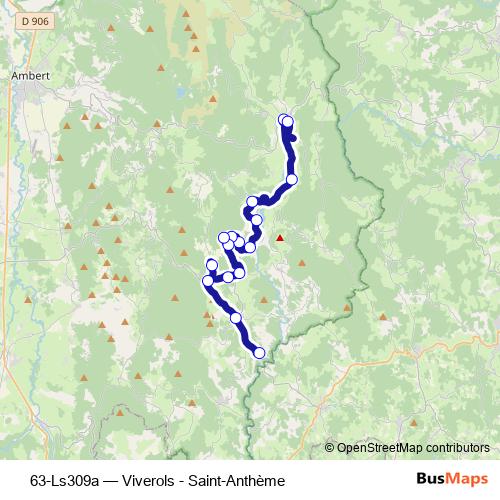 63-Ls309a bus Line Map