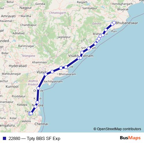 22880 rail Line Map