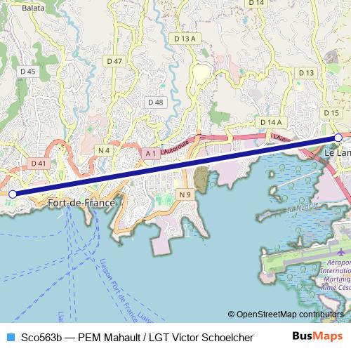 Sco563b bus Line Map