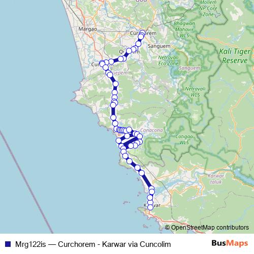 Mrg122is bus Line Map
