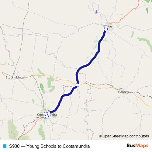 S930 bus Line Map