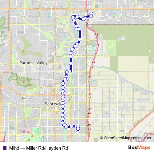 Mlhd bus Line Map