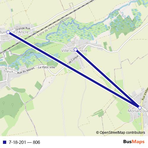 7-18-201 bus Line Map