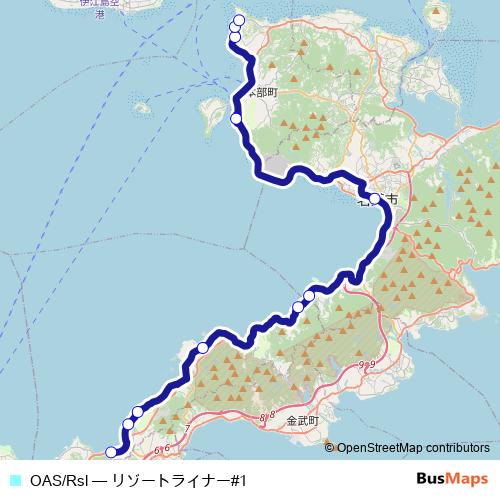 OAS/Rsl bus Line Map