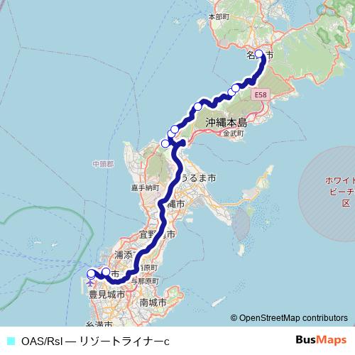 OAS/Rsl bus Line Map