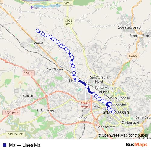 Ma bus Line Map