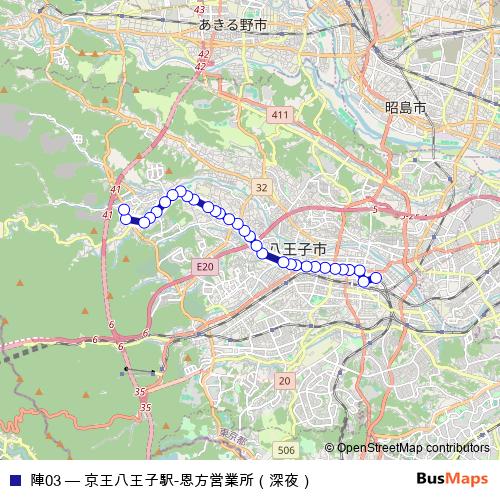 陣03 bus Line Map