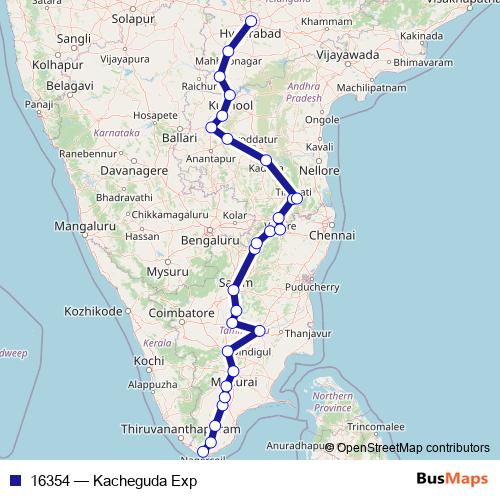 16354 rail Line Map