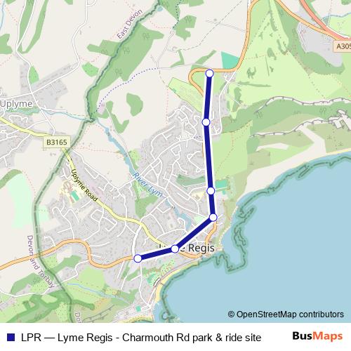 LPR bus Line Map