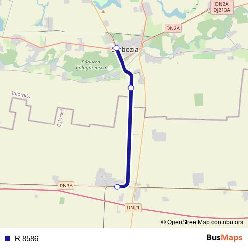 R 8586 rail Line Map