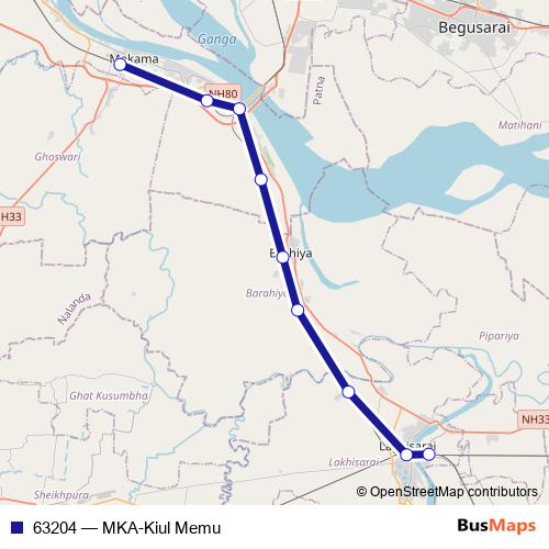 63204 rail Line Map