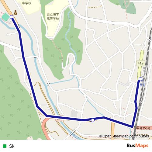Sk bus Line Map