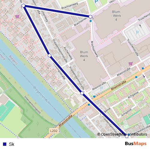 Sk bus Line Map