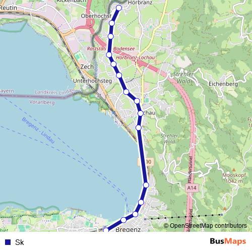 Sk bus Line Map