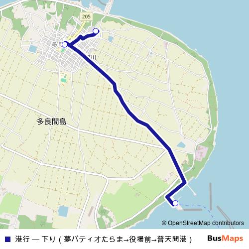 港行 bus Line Map