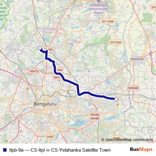 Itpb-9a bus Line Map