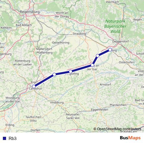 Rb3 bus Line Map