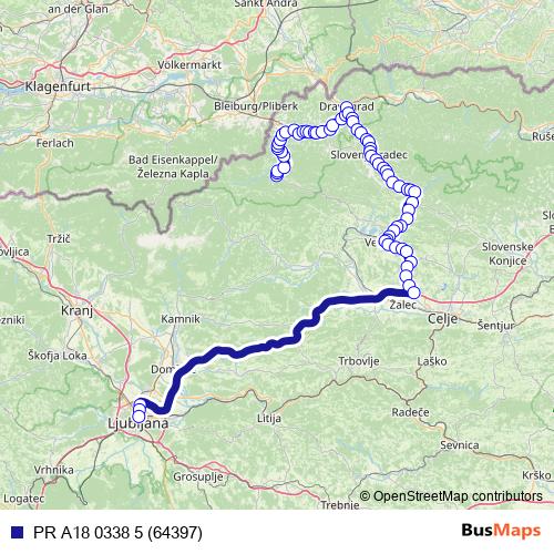 PR A18 0338 5 (64397) bus Line Map