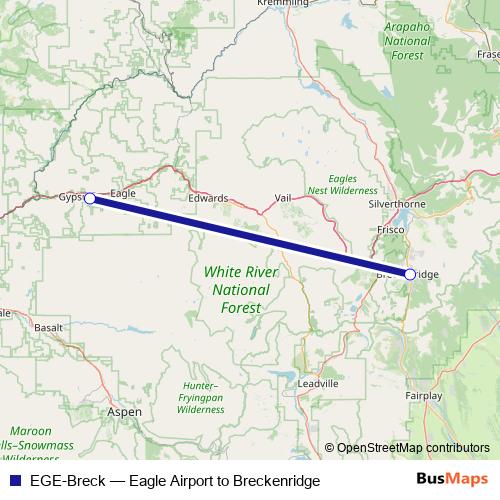 EGE-Breck bus Line Map