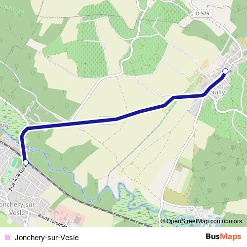 Jonchery-sur-Vesle bus Line Map