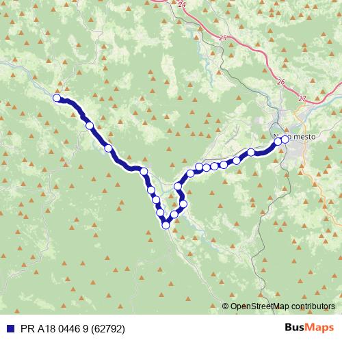 PR A18 0446 9 (62792) bus Line Map